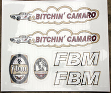 Load image into Gallery viewer, FBM Bitchin Camaro Sticker Sheet
