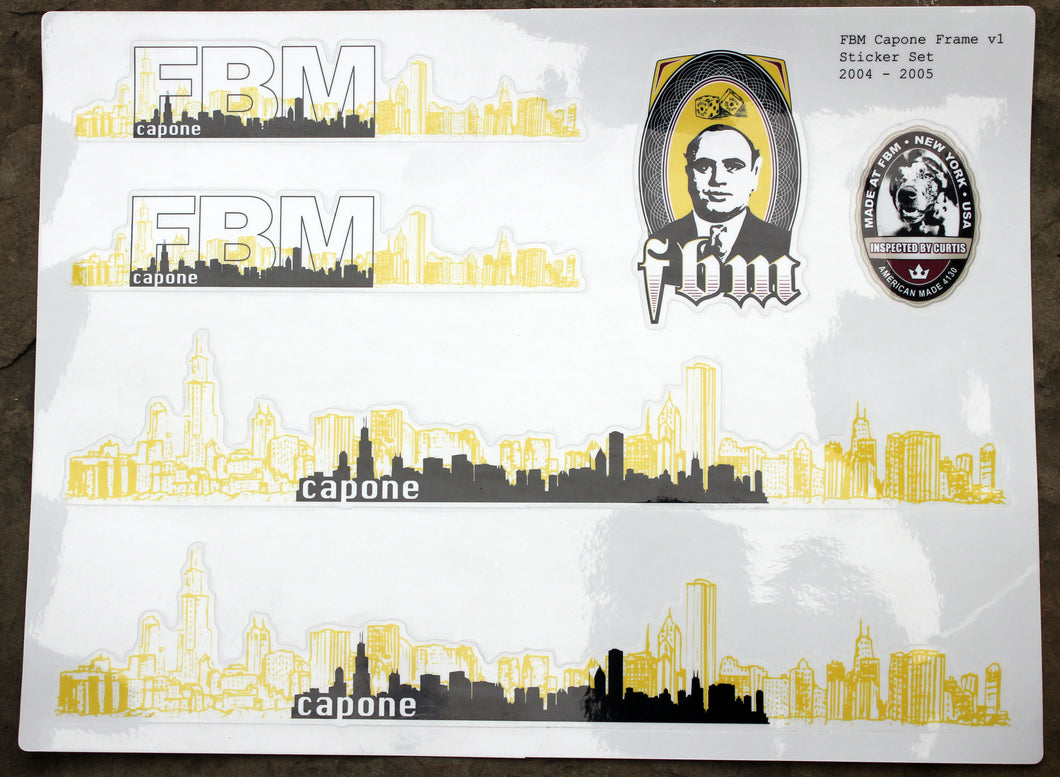 FBM Capone Frame v1 Sticker Sheet